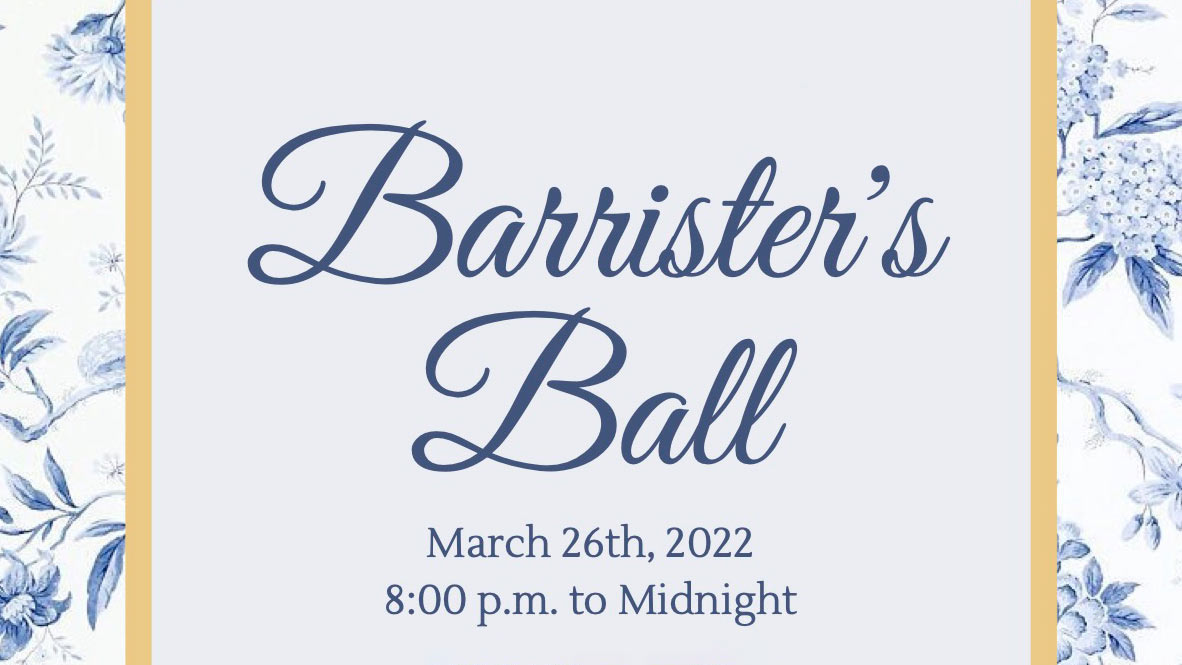 Barristers Ball flyer